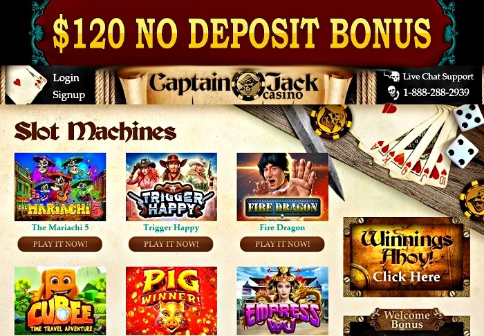 Captain Jack Online Casino Bonus Codes
